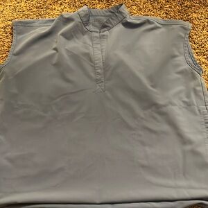 Figs ciel blue Rafaela top L